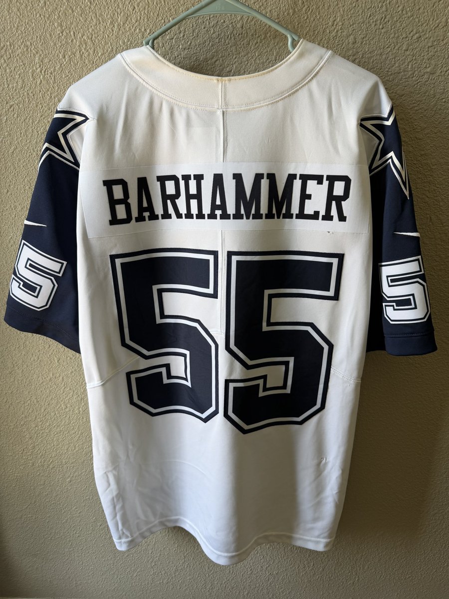 THEdustindorsey's tweet photo. S/O TwillForm on Etsy. Can’t wait to rock the first @JaishawnBarham jersey. Thanks to @timeforjeffrey for the nickname idea! https://t.co/ckehnxxGoj