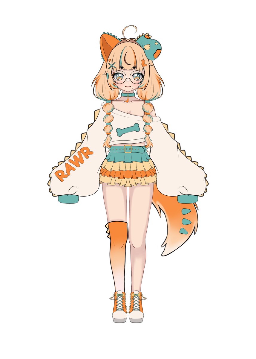 PocketDinoVT's tweet photo. @chrissipaws @RiiRiiPup Chrissi art so cute 🧡 https://t.co/NljOyUQLzE