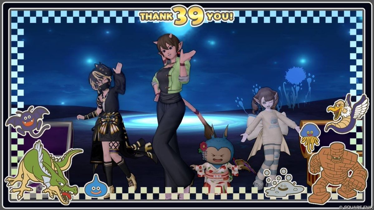 nao_puk's tweet photo. レグ5タイムアタックということで！未討伐だったので連れて行って貰いました！DK5とイカ5も初討伐！きゃりちゃん、攻略班の皆様、ありがとうございました！！わーい！！楽しかったー！最弱なのに戦闘中くっちゃべっててごめん。シャインステッキは僧侶だけと知ったのが一番の収穫でした。 https://t.co/znKKUpPOTg