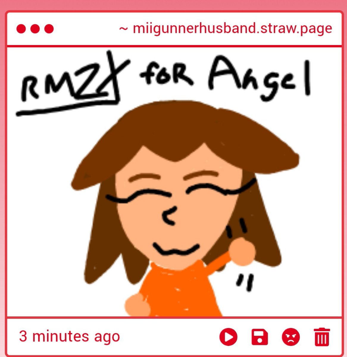 miigunnerlover's tweet photo. Whoever did this mii gunner,thanks 🥺🧡 https://t.co/bImUK5STtd