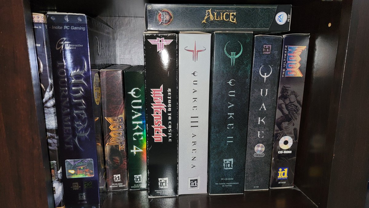 JoeGeadrities's tweet photo. @idSoftware @ThatTomHall @romero @ID_AA_Carmack id Software the best in my book. Thank you for all of the amazing games! Rocked the Quake CD on my home theater last night, enjoying Dawn of the Machines https://t.co/C8TJMwOtui
