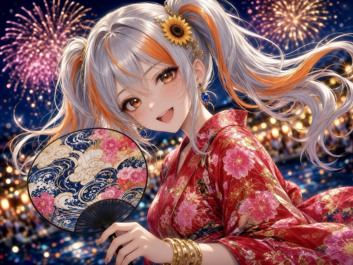 ALGONQUINS_'s tweet photo. #鈴ぷろ #鈴響涼扇 【うちわ】
団扇は大昔から令和まで夏の必需品🎇٩(๑•̀ω•́๑)۶🎆 https://t.co/TIXNVcBrPU