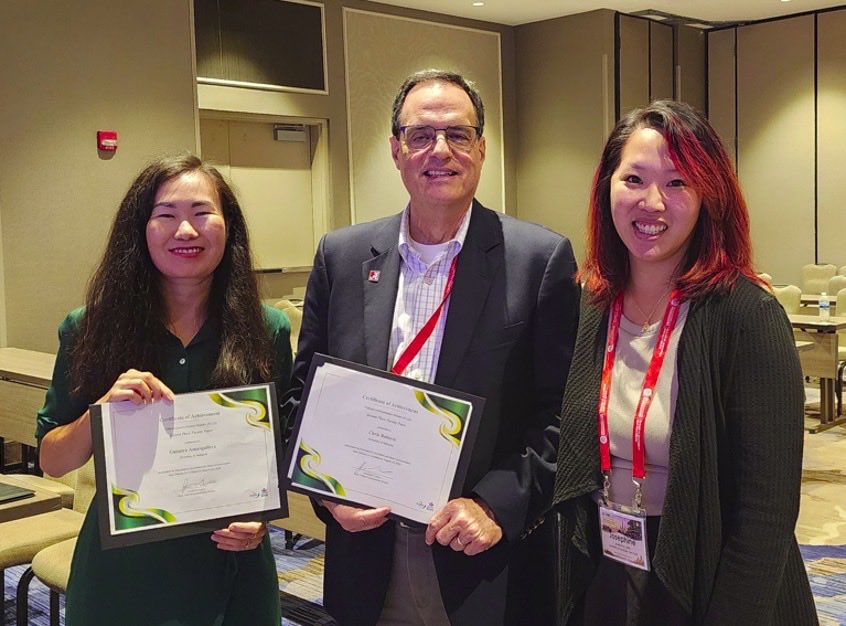 AEJMC_PolComm's tweet photo. 2nd-place faculty paper is awarded to Chris Roberts and Gulmira Amangalieva for "Selection, use, and misuse of news-mediated evidence in presidential campaign commercials, 2016-2024."
Congrats to the authors! 🥈
#AEJMC26 #PLCD https://t.co/MiZQueQzCC