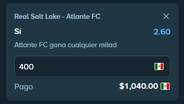 oddscorp23's tweet photo. ⚽ LEAGUES CUP | Real Salt Lake vs Atlante FC
Atlante viene haciendo cositas interesantes desde su regreso a 1ra división, hoy confío en ellos.
📌 Apuesta: Atlante gana cualquier mitad
💰 Cuota: @ 2.60 (+160)
🎯 Stake: 1u
¡Por el verde!
#LeaguesCup #Oddscorp #Atlante #MLS #LMX https://t.co/B9HpInFrEf