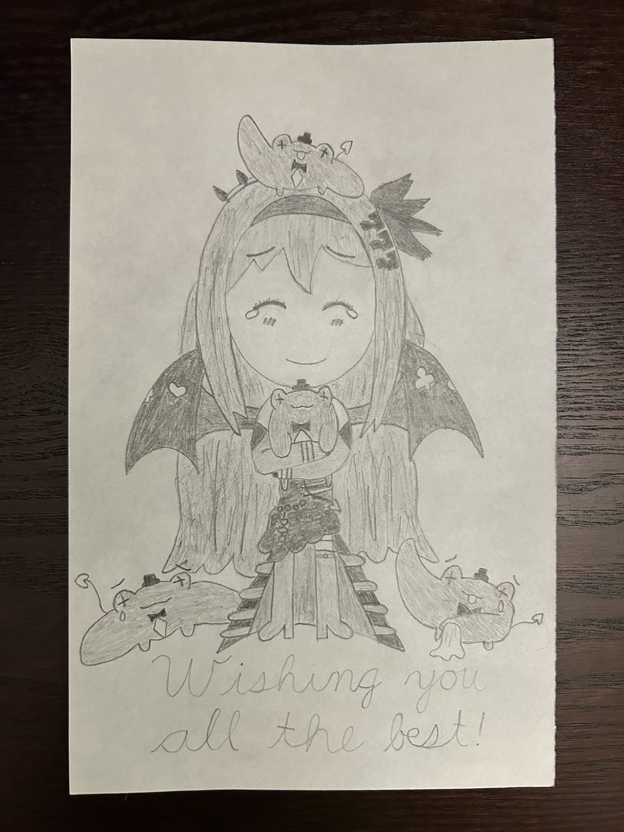 Y2KoiFish's tweet photo. Well, the day has come. Miss Fortuna, thank you for everything these past two years. Your passion in everything you do meant so much to me and all the monmons.

Here's one last doodle to express my thanks before you go. Until then, baiya #BaiyaforNow! 🥰👋

#DaiyaFortuna #Daiyary https://t.co/rVedyFCIHI