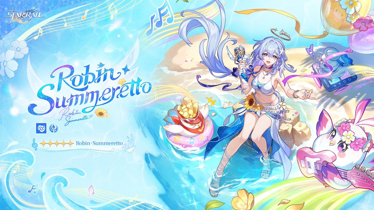 Razor_Language's tweet photo. For majority of playerbase, Robin Summereto is better than Mortenax Blade in terms of the value it brings to their accounts.

Mortenax Blade holds such a high value from his buffs, debuffs, self taunting, personal damage, and the best one that is to let yourself to play sustainless.

But let's be honest to ourselves, not everyone wants or able to play sustainless. To which while Mortenax is still extremely strong, he loses some of its value flexibility in more team compositions. 

Now we have Robin Summereto!

Lower personal damage, no taunt, fluctuative Def Ignore and vulnerability that is most likely lower than Mortenax Blade's...

BUT

She offers a lot more of different things, 20% energy, advance action, up to 115% crit damage buff or up to 3000 attack buffs, 20% speed (from signature LC), up to 16% true damage (from her E1)... 

All of this which is plethora of different buffs that are accessible to a lot of characters across different team compositions.

I highly recommend pulling for Robin Summereto for your account just like how I recommend you getting Tribbie and Mortenax Blade in the past (not necessarily for specific team or character) because the value that it gives to your account in overall.

She isn't signature LC dependant but she has very good vertical investment depending on your need (s1 is speed buff for character/teams that can benefit from it), her E1 being a literal God tier e1 because of it's true damage effect, and so does her E2 being a great for the 18% res pen effect + higher maintained Fervor stack.

So yeah, if you know what you are doing, you know you can skip her (especially for those who is more streamlined in terms of teambuilding), but for the others she is an awesome pick up.