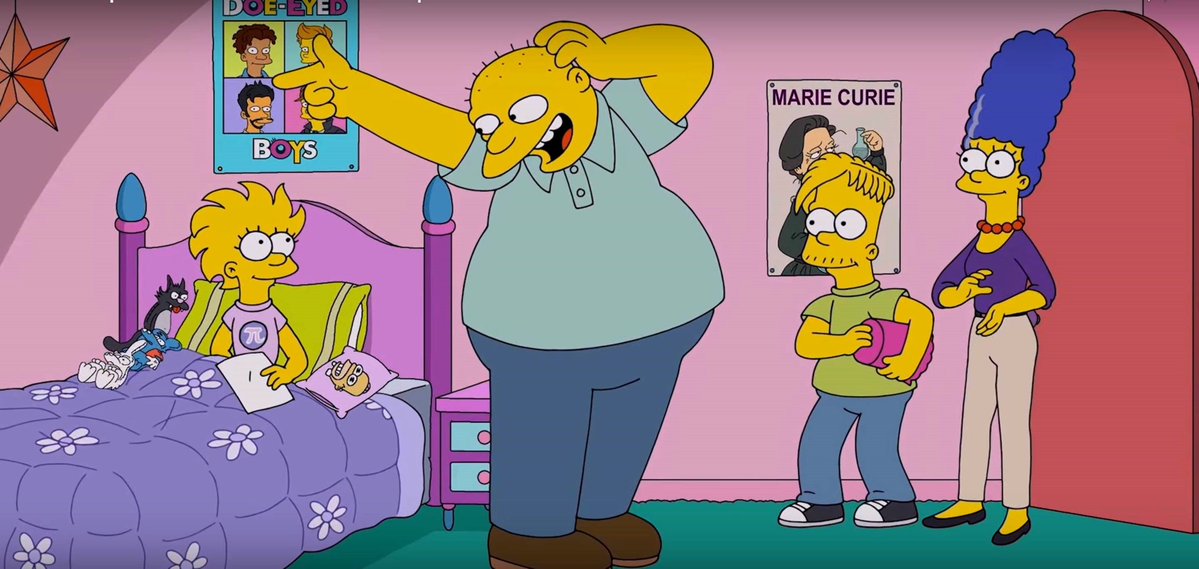 Cambone88's tweet photo. Leon Kompowsky made a return appearance in the episode "Mr. Lisa's Opus" S29E08 it is also on @DisneyPlus.

#TheSimpsonsGoats #TheSimpsons #SimpsonsForever https://t.co/eRQgjhM4Pe