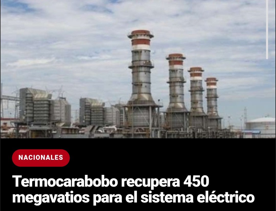 AnaDelivery_'s tweet photo. Rolando Alcalde, ministro para la Energía Eléctrica, informó sobre los avances en la recuperación de la infraestructura de la planta Termocarabobo, que permitirán incorporar 450 megavatios al Sistema Eléctrico Nacional en los próximos días. 
#8Agos https://t.co/d5gHgelD2c