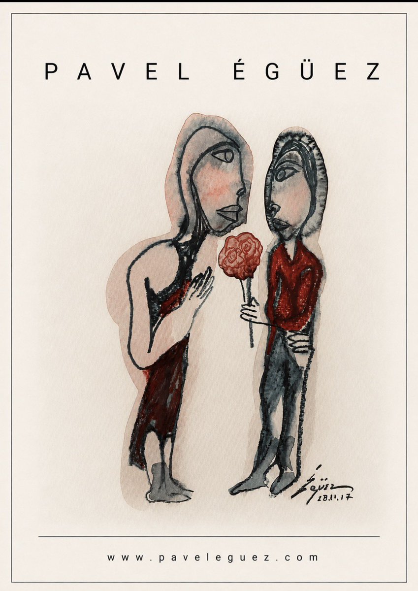 paveleguez's tweet photo. La tinta conserva los afectos: una línea líquida que perdura en el trazo del dibujo. Cada obra es memoria, presencia y emoción hecha forma. https://t.co/BIXV5sj1Ui