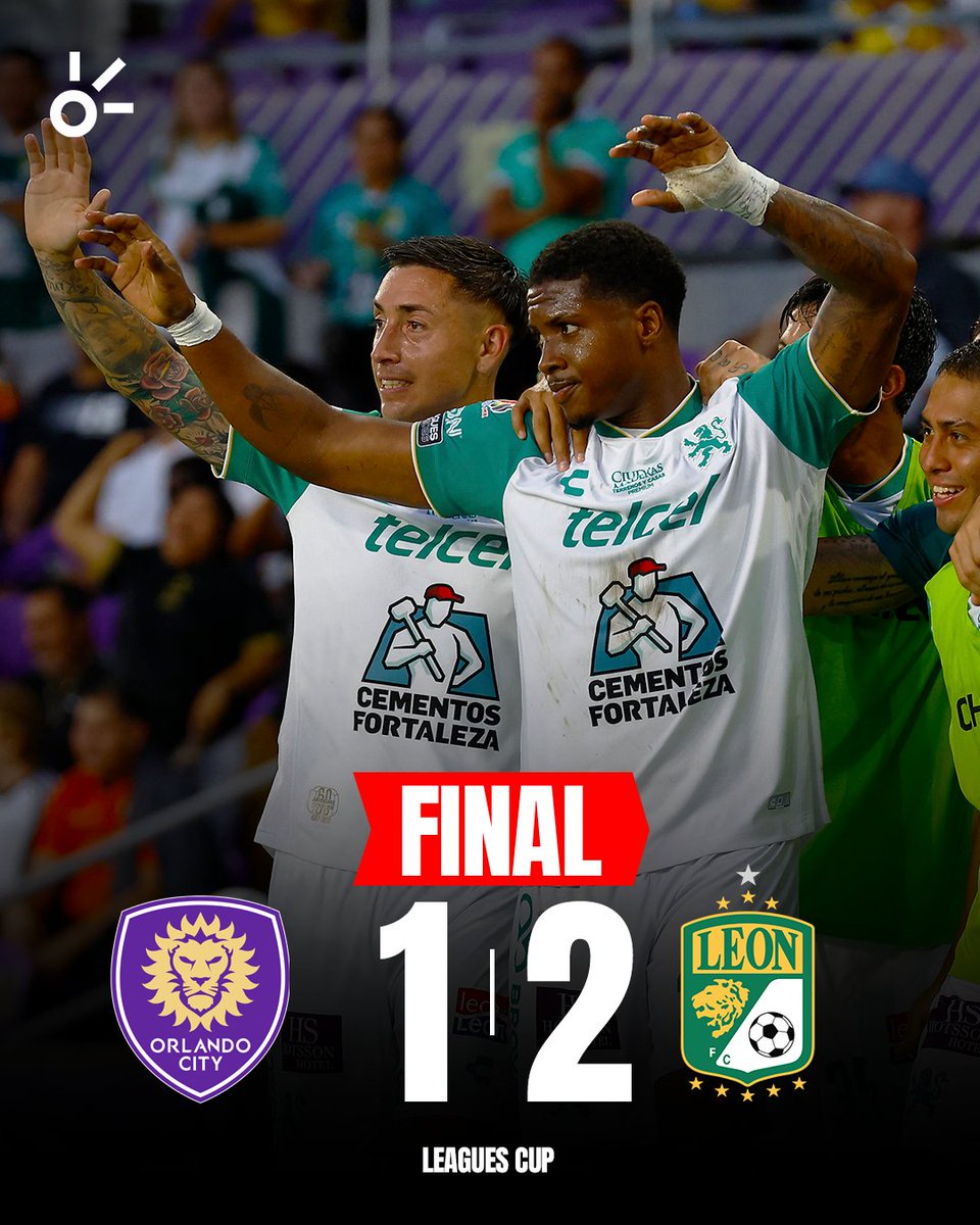 ClaroSports's tweet photo. ¡NUEVO TRIUNFO DE LA LIGA MX! 🦁🇲🇽

La Fiera reaccionó a tiempo, le dio la vuelta al marcador y consiguió una importante victoria en la Leagues Cup. León no bajó los brazos y terminó celebrando una remontada que mantiene con vida al futbol mexicano en el torneo. https://t.co/QLfs4G9RhA