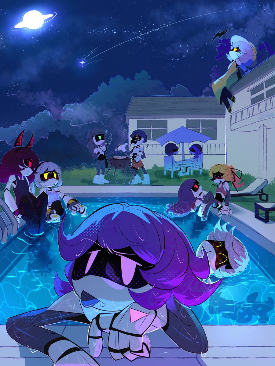 Sd_Anii's tweet photo. pool party🌊 https://t.co/wqL20yaCR3