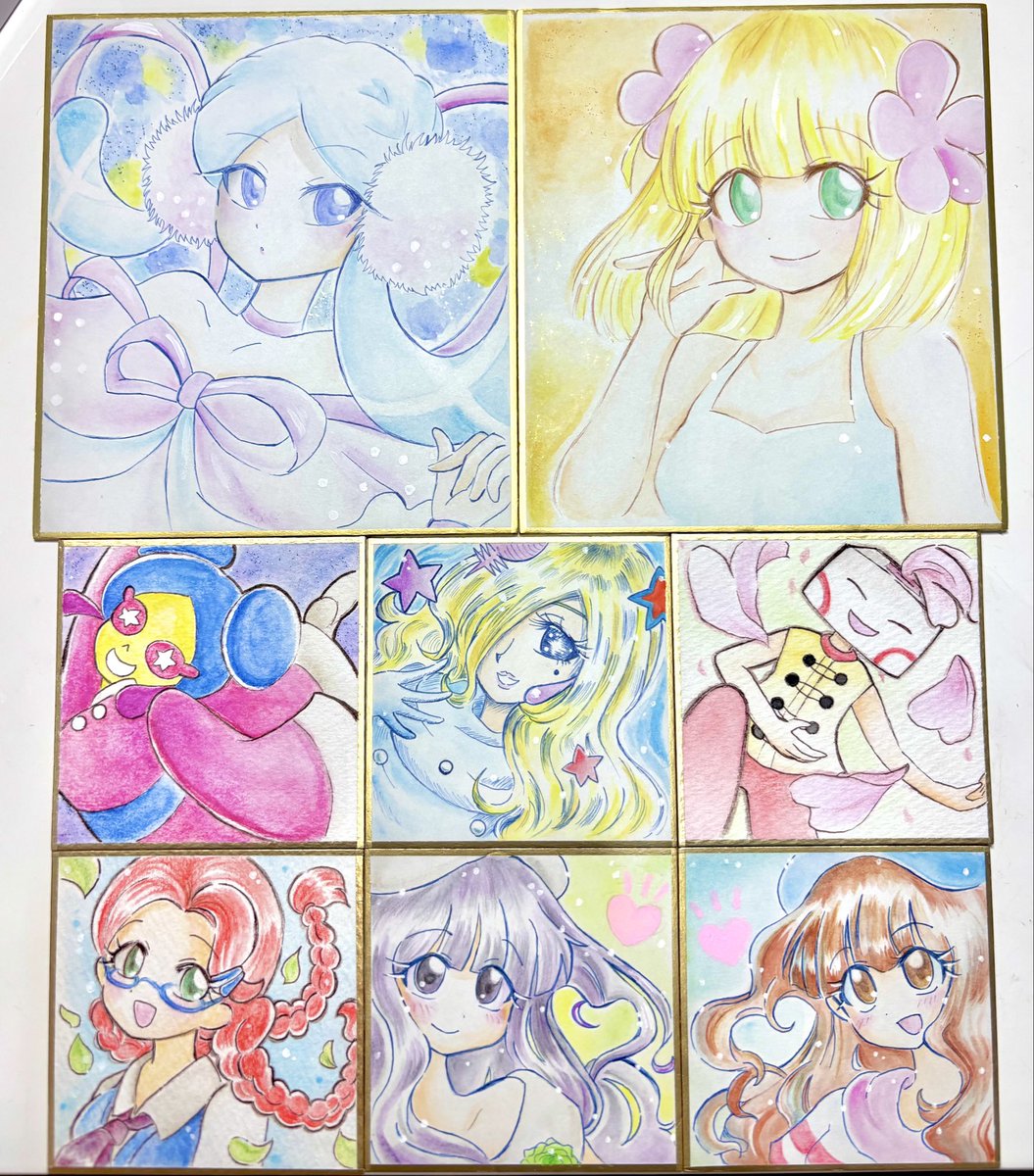にゃんたろす様ご依頼品 ベルベット色紙イラスト カテゴリー 【公式通販】