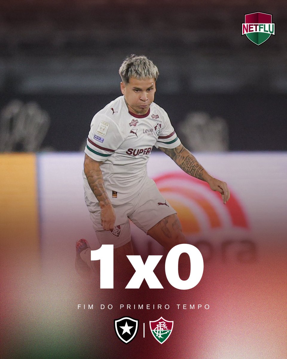 NETFLU's tweet photo. Fim do primeiro tempo no Nilton Santos.
Vamos virar, Fluminense!
#netflu #fluminense https://t.co/KxGtEtsJje