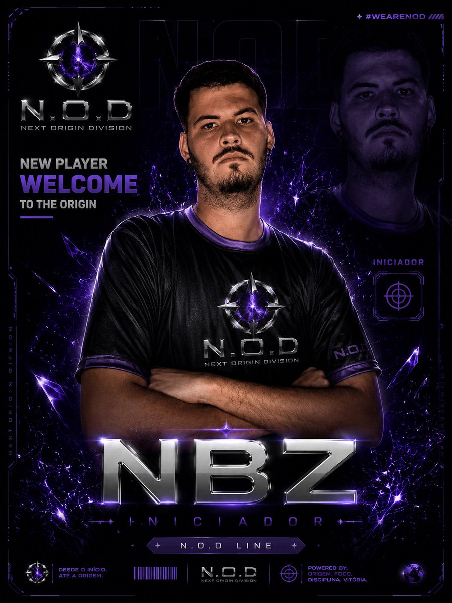 nextorigingg's tweet photo. A entrada é só o começo. @Nbzyvlr  chega como o novo Iniciador da NOD, pronto para abrir espaço, criar oportunidades e colocar o adversário onde a gente quer. Vocês podem até tentar se preparar.
Não vai adiantar. Bem-vindo à NOD, NBZ.
#VALORANT #LineupVANGUARD #WeAreNOD https://t.co/cVjjjbYsGa