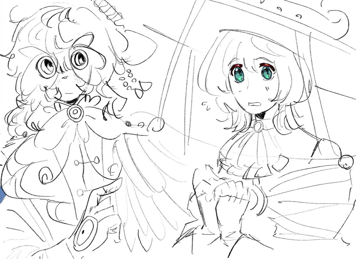owlcorina23's tweet photo. This owlcorina sketch i found where i lost all motivation after rendering arcorina’s eyes https://t.co/OfVsbH8niN