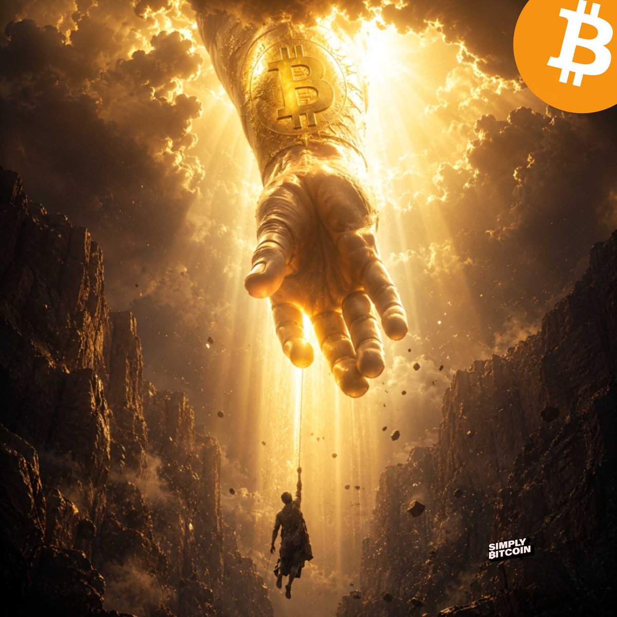 SimplyBitcoin's tweet photo. The ascension is inevitable. 

Bitcoin 🟠 https://t.co/d0PMBSZ9TT