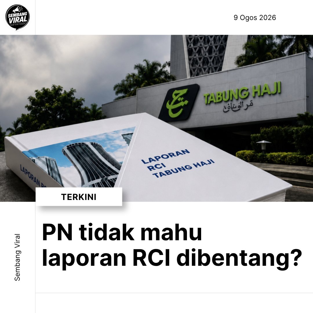 sembangviral26's tweet photo. Laporan Suruhjaya Siasatan Diraja (RCI) Tabung Haji siap pada 30 Ogos  2022 sebelum PRU 15 pada 19 November 2022.

Pada ketika itu, Kerajaan PN yang berkuasa, adakah mereka ambil kaedah berjaga-jaga kerana takut rakyat menghukum mereka pada PRU 15 tersebut? https://t.co/eIyxO2zXJ2