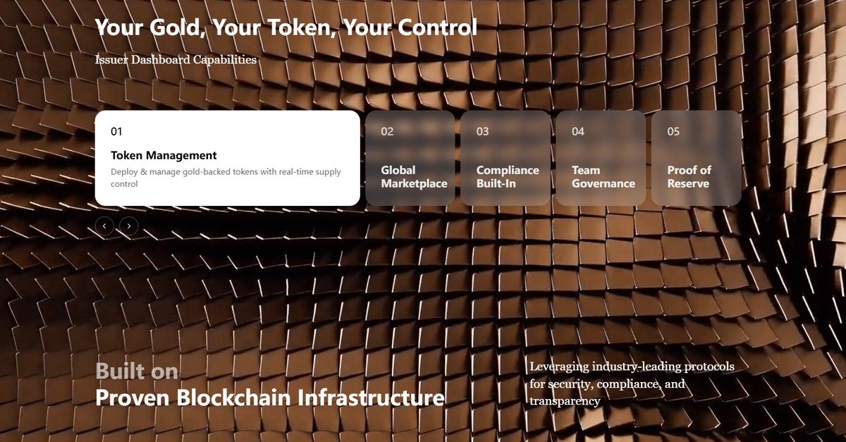 GoldieCity's tweet photo. 🔗https://t.co/HMtJCWekid
Many people ask us: how do you solve the legal problem of gold-backed stablecoins?
The answer is simple — we don't issue tokens.
PAXG, Tether Gold — they issue their own tokens, hold their own gold, and carry their own custody and compliance liability. We don't. We provide the infrastructure that lets gold dealers, vaults, and refiners issue their own tokens — the same way Shopify doesn't sell products, it just lets merchants open their own stores.
Your Gold, Your Token, Your Control.
The gold stays in your vault. The certificate stays yours. The transaction stays between you and your customer. We just turn that certificate into something that can move on-chain. The legal entity, from start to finish, is you.
#GoldieCity #Infrastructure #PreciousMetals #DigitalOwnership