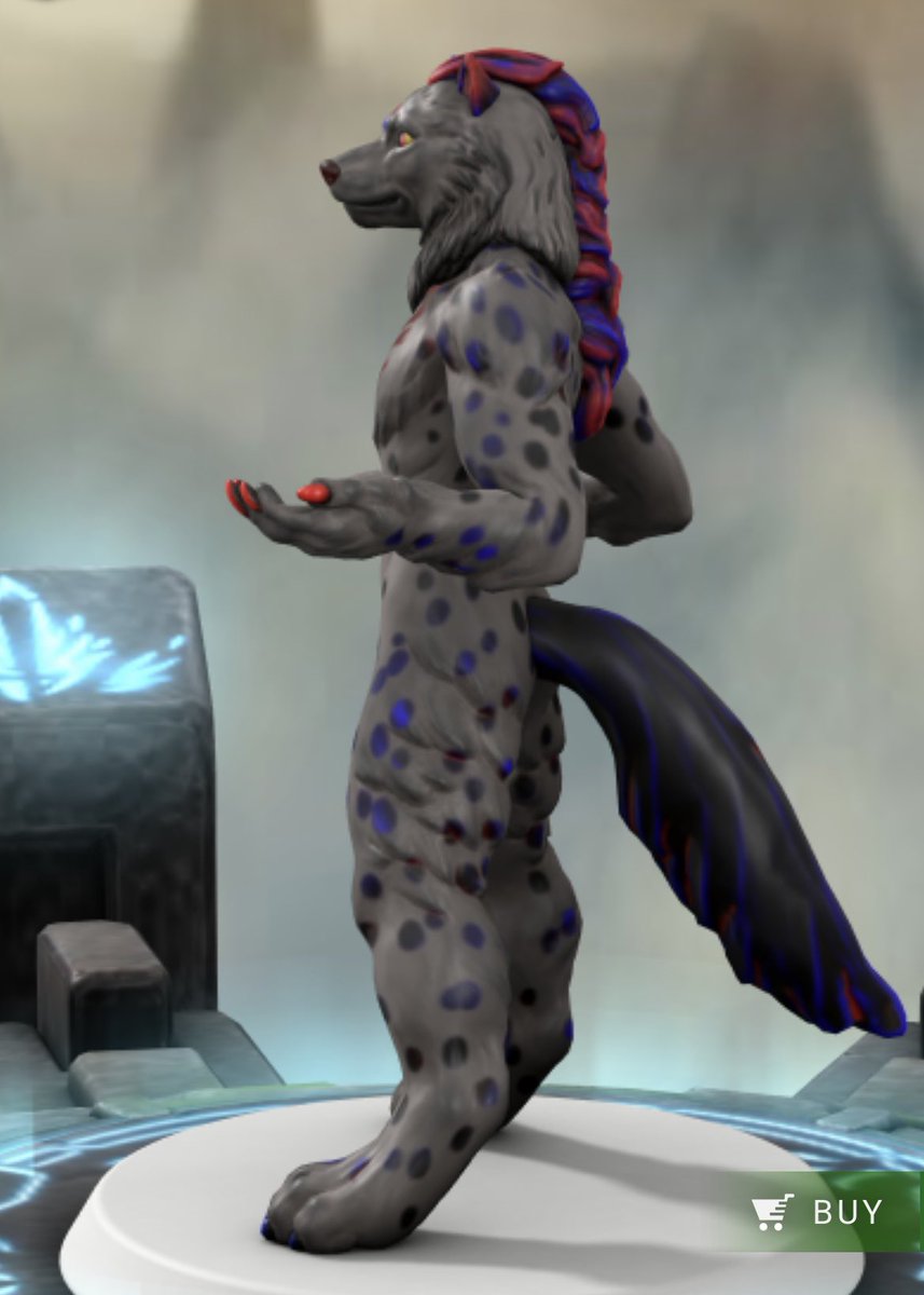 Godlywolfsona's tweet photo. @SerocFox Congrats on 1k!!! https://t.co/2YelHeoAjG