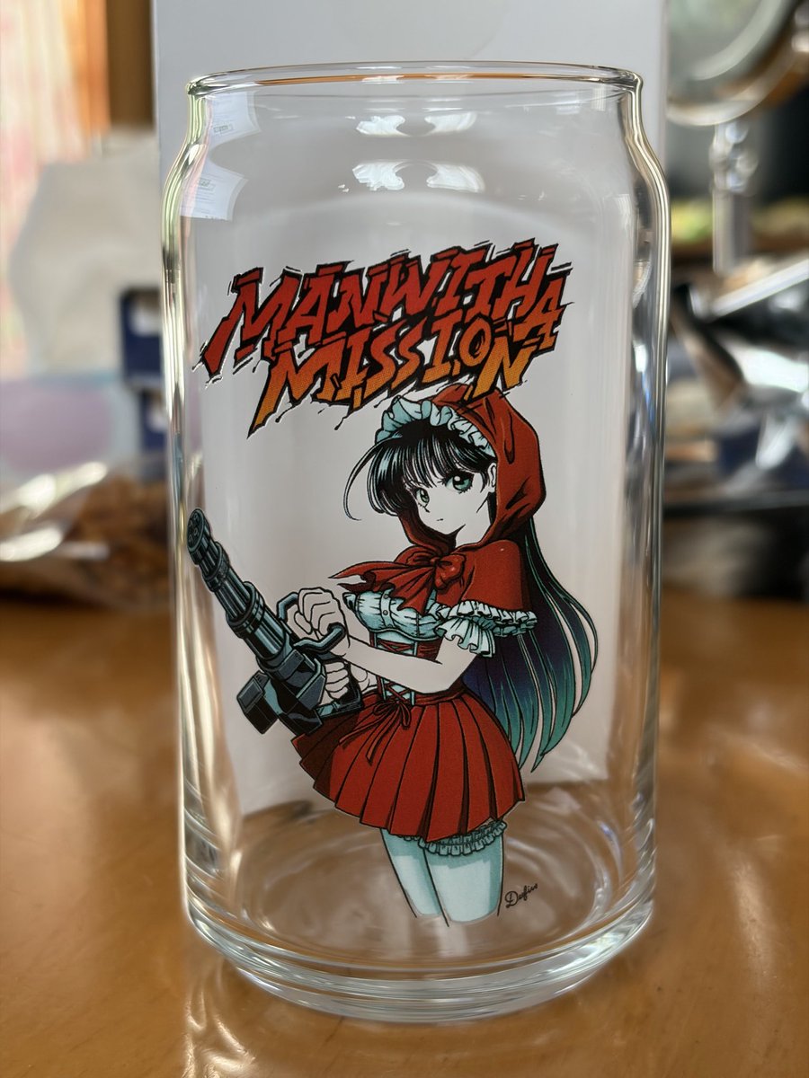 RoseCat0301's tweet photo. この間の物販のグラス届いてて開封の儀してなかったので行いました
他のも良かったけど赤ずきんにしました♥️
 #MWAM https://t.co/cDxVwFUWI7