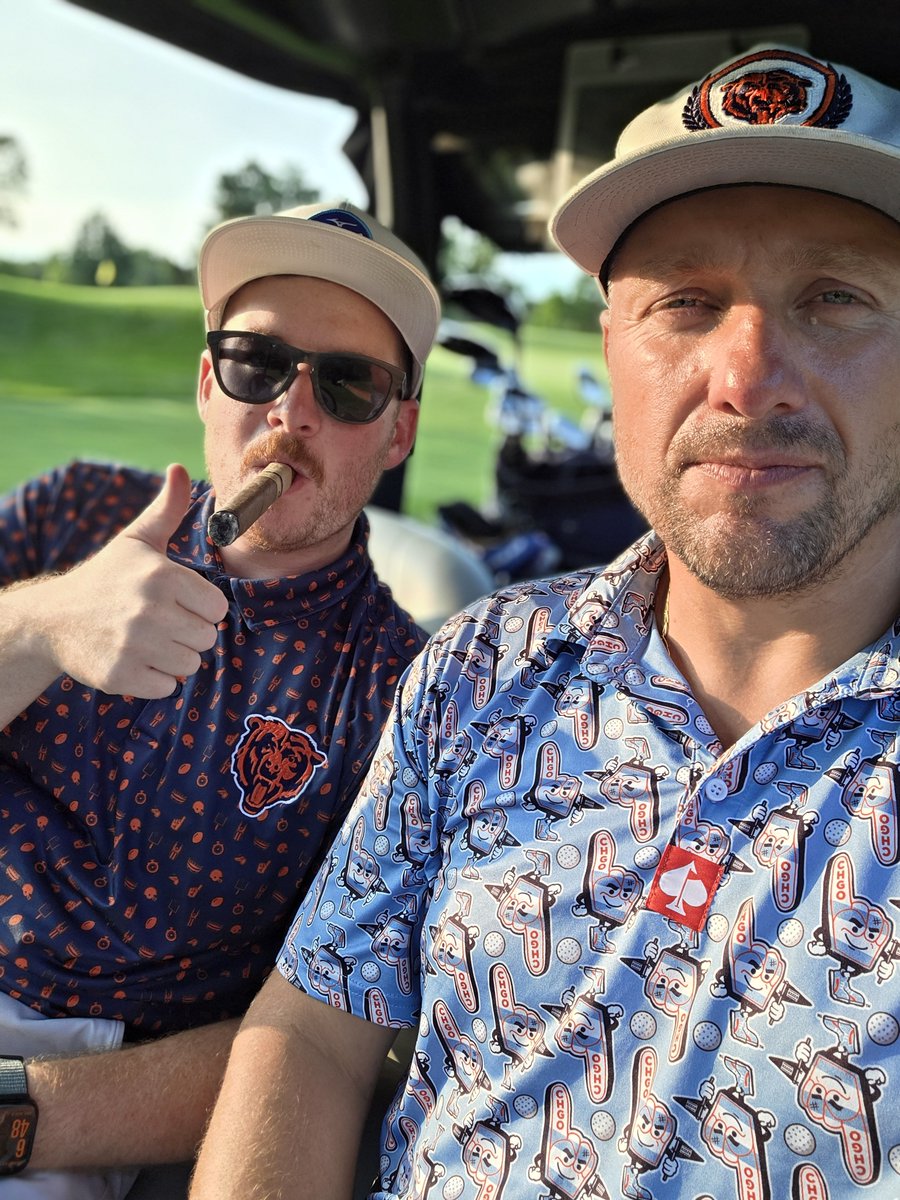 GBraggsJr23's tweet photo. Mt Prospect is the most unique course I have ever played on by far. Absolutely insane and fun experience. Never played anything like it. 

Shoutout, Drew! If you ask me to golf, there is a 90% chance that I will make that happen. 😂 https://t.co/9rV1FyMITa