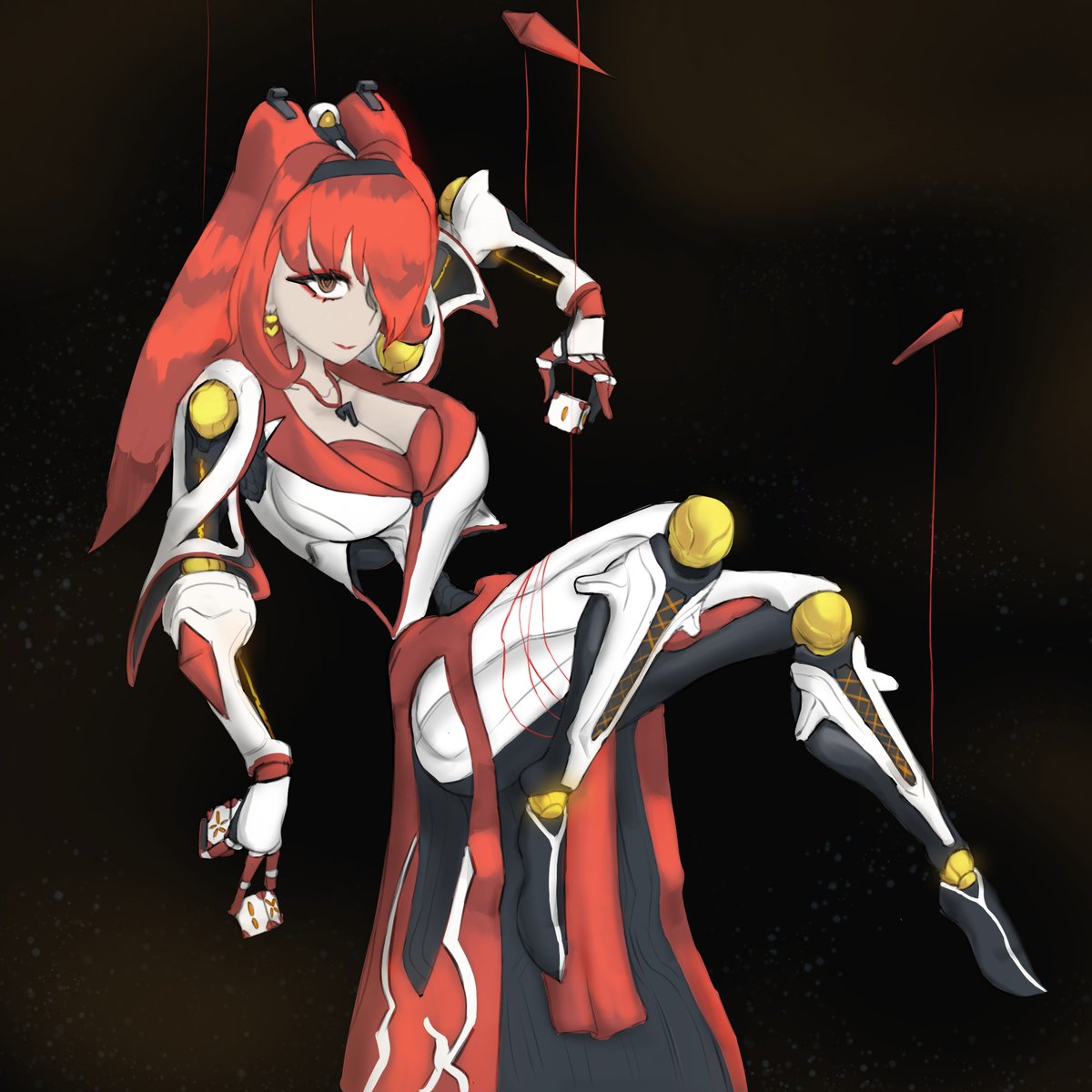 Saam_Steals's tweet photo. #Daiyary  #DaiyaFortuna 
i'd thought to make Daiya as Koumei from Warframe! i just thought it fit her so well https://t.co/GIwQ3Psri1