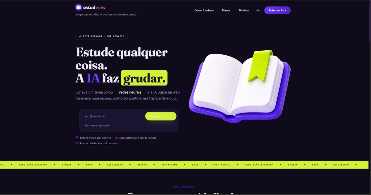 t0nhos's tweet photo. Fala galera do #stuytwt meu site/app ja está em beta, quem tiver interesse em estar testando basta se inscrever la no site que irei enviar os convites aos poucos, estou aberto a feedbacks e adições de fatures! #studytwt #studytech https://t.co/W4WBRPjp7F