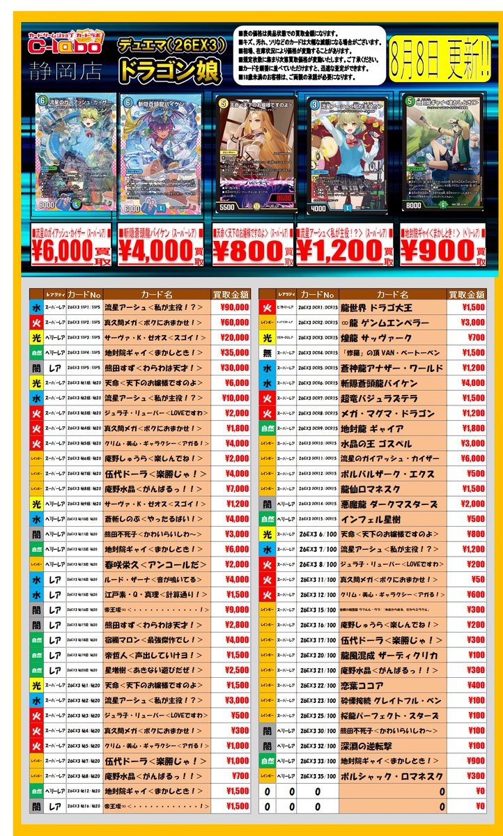 バラ売り可能！！気軽にお声かけ下さい」デュエルマスターズカード