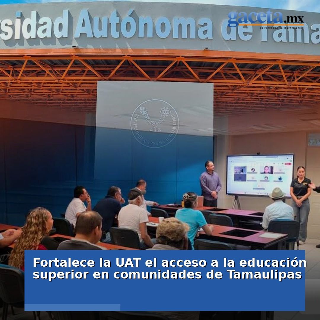 gacetam's tweet photo. 👉 La UAT impulsa el acceso a la educación superior en comunidades de Tamaulipas. ¡Una gran noticia que abre puertas al futuro! 📚🌟

https://t.co/tuk9cBVePP

#CdVictoria #Tamaulipas #Gacetamx #Mexico https://t.co/mNgTvliNOk