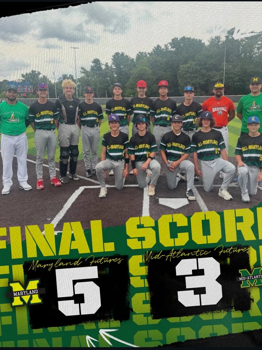 CamGlover2029's tweet photo. Honored to have been selected for the All-Maryland Futures team in the 24th Annual Crab Claw Classic! https://t.co/CyREYKM5Ie