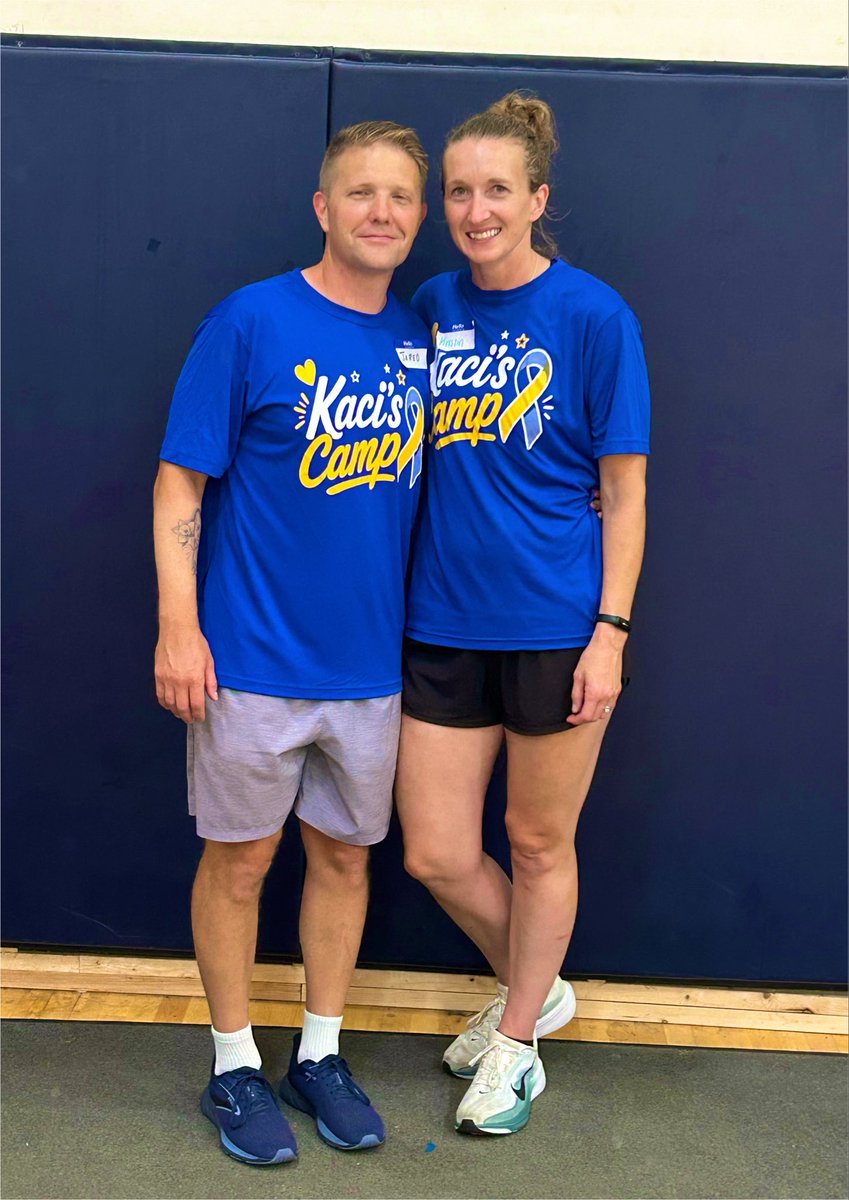 JRonai's tweet photo. Today was special. Today was hard. Today was good. 

Our inaugural Kaci’s Camp. Can’t wait for next year! 💙💛 https://t.co/KUuICSAmJz