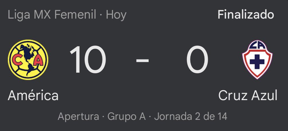 ElJefeAguila's tweet photo. @AzulFemenil Se les olvidó poner el marcador, pero por suerte lo encontré. https://t.co/UUNj3hkWBI