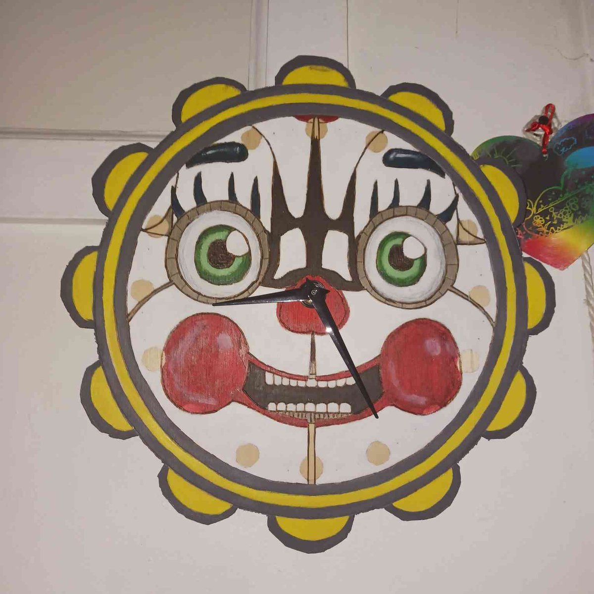 XxZev124's tweet photo. @FNAFAlerts Since Sister Location is turning 10 years old (my fav since launch) I made a Baby Clock to celebrate https://t.co/dU27qYHz1j