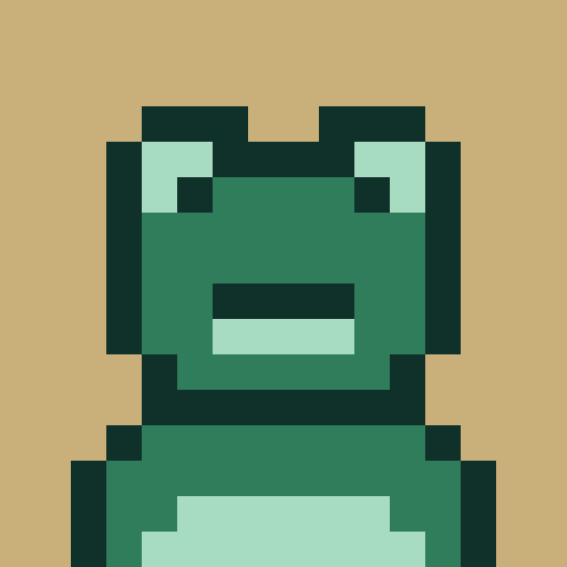 toad64xyz's tweet photo. toad64 #125 mouth flat gear none, a clean toad https://t.co/pUt1tToZPy