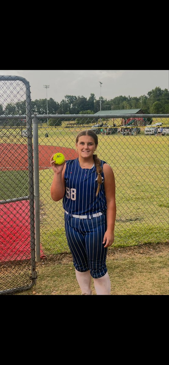 accssoftball's tweet photo. The Lady Rebels pick up a win in game 3 of the Copiah Tournament today. @Audreyj_2030 with her 2nd HR of the year. https://t.co/JGBlJRJ8gr
