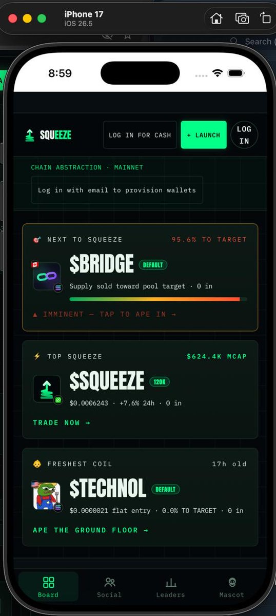 autistdev's tweet photo. what if $Squeeze become something a lot of people knew and trust? 

@squeezerun with @bridgechains built in? launch, trade, bridge, and LP all in one place. 

0xF444F3C77C77a33F7c8d8fcab8a1E88aFb843dA5 https://t.co/taFM7pkX77