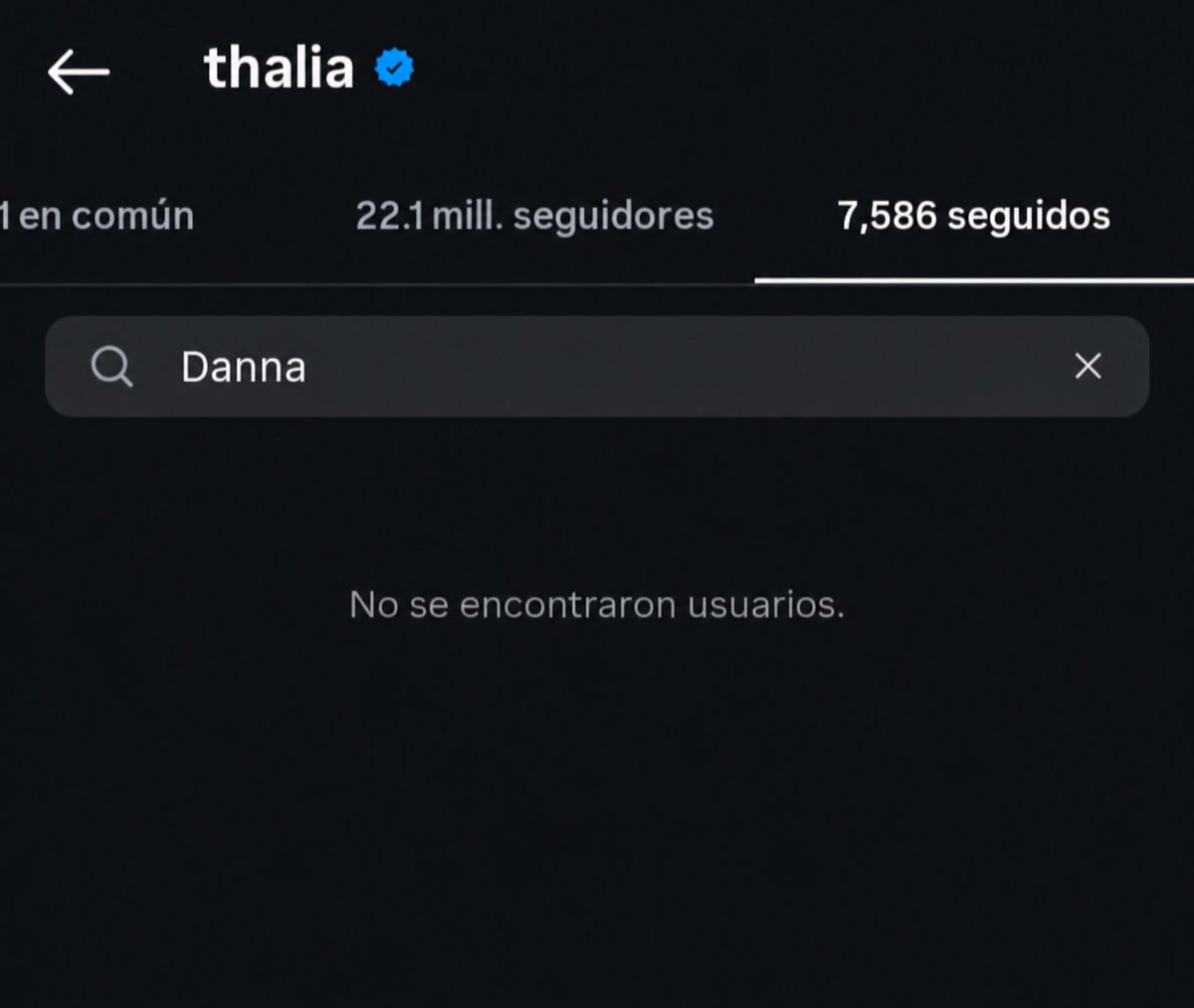 cemigato's tweet photo. Thalia ha dejado de seguir a Danna Paola y a Belinda  en Instagram en solidaridad a Kenia Os https://t.co/Peg59wgCRv