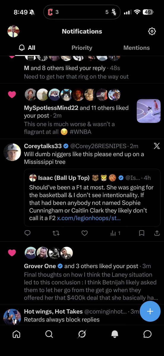 Isaac__NBA's tweet photo. He deleted the quote. If you’re going to say it stand on it! Over a basketball take. These people are wild! Lol https://t.co/HldJNKfB5f