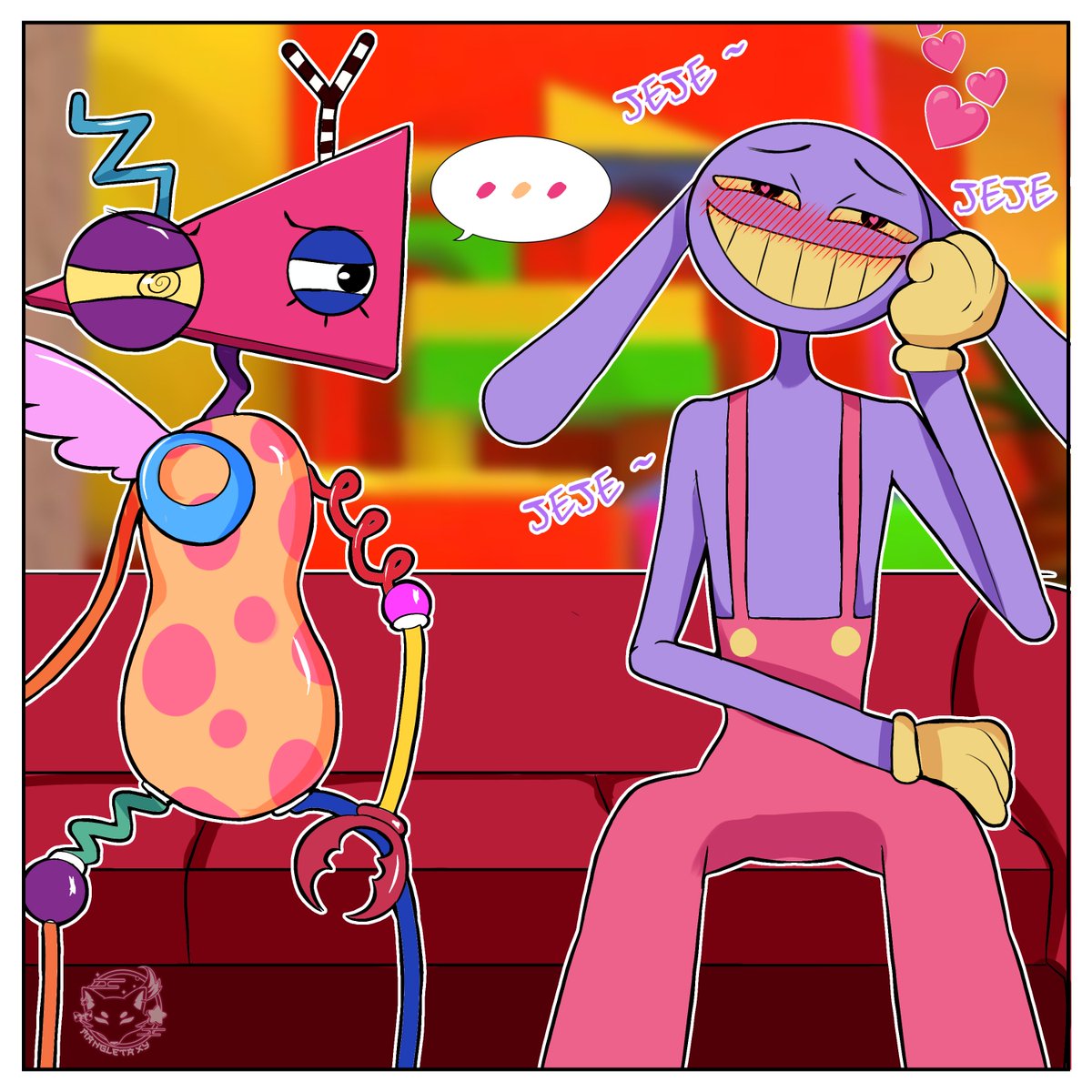 Mangleta_xy's tweet photo. mini-comic 💖You too, Jax—the way you say it, out in the open.😅
#tadc #funnybunny
.
.
.
.
.
.
#theamazingidigitalcircus #fanart #jax #zooble #raghata #tadcfanart #art #animeart #jaxfanart https://t.co/eTG8cAKDDt