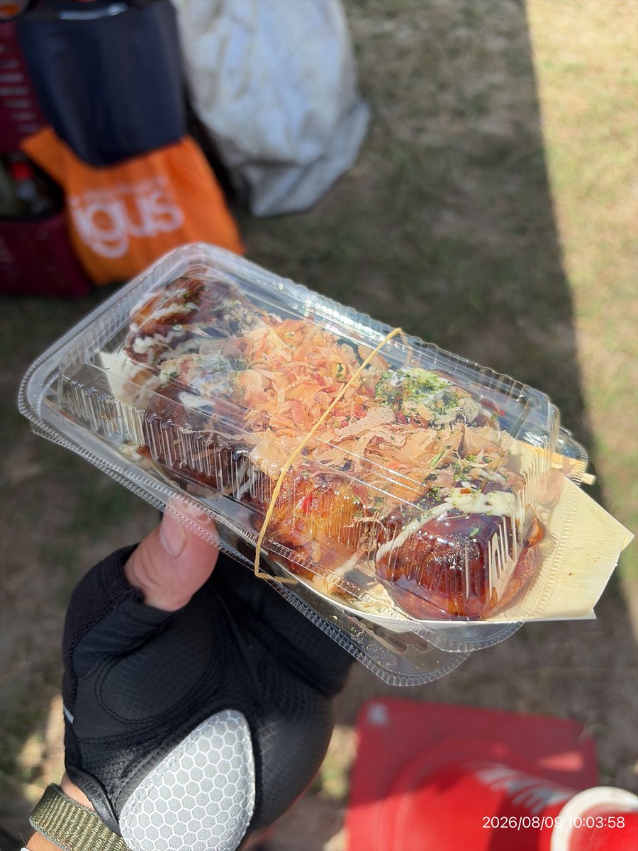 arumicann's tweet photo. 大原朝一でタコ焼きたべる
美味しかったです https://t.co/Sbp9d2cRMN