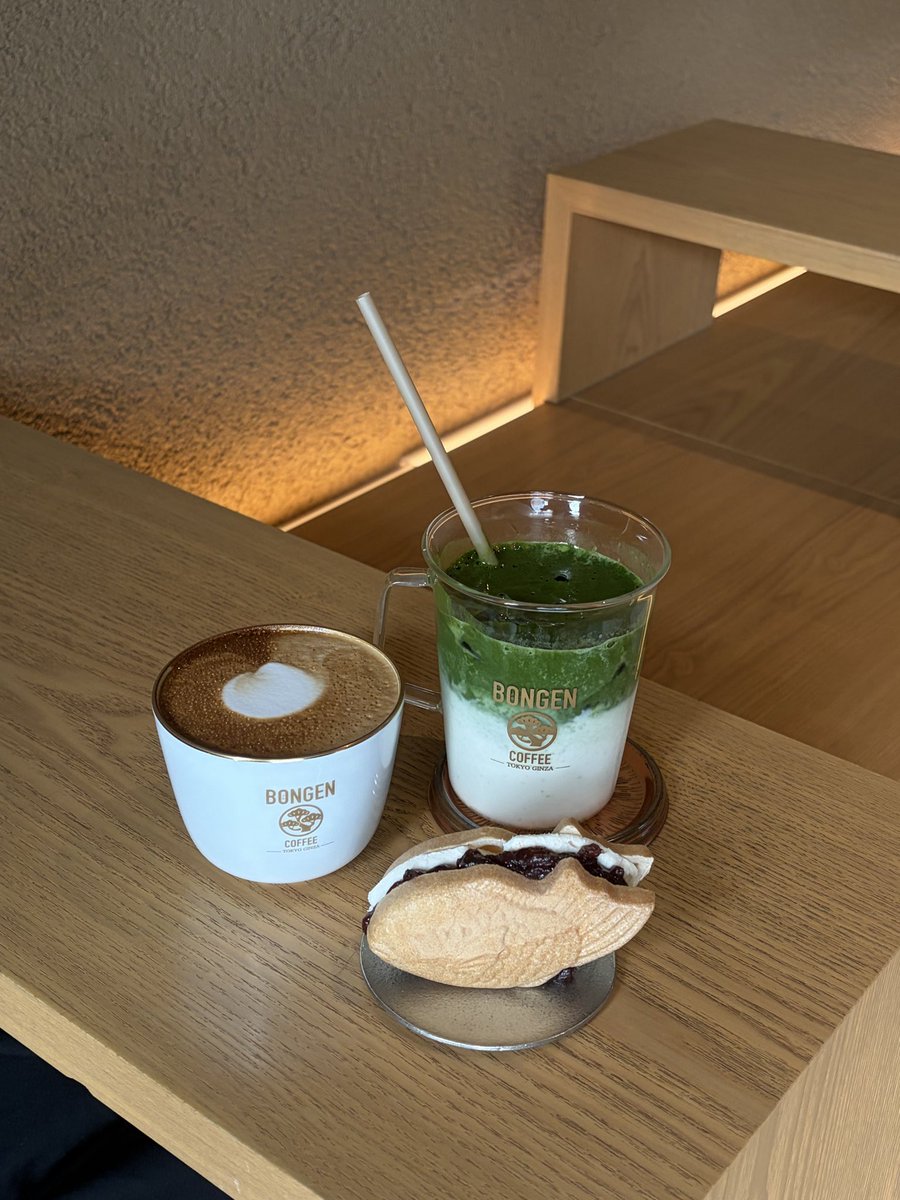 kana1013ootd's tweet photo. 甘さ控えめの抹茶ラテと
クリームチーズが決め手のあんこ最中
朝から最高の気持ちだった
📍BONGENCOFFEE Tokyo Nihonbashi https://t.co/dZX4G3rU1N