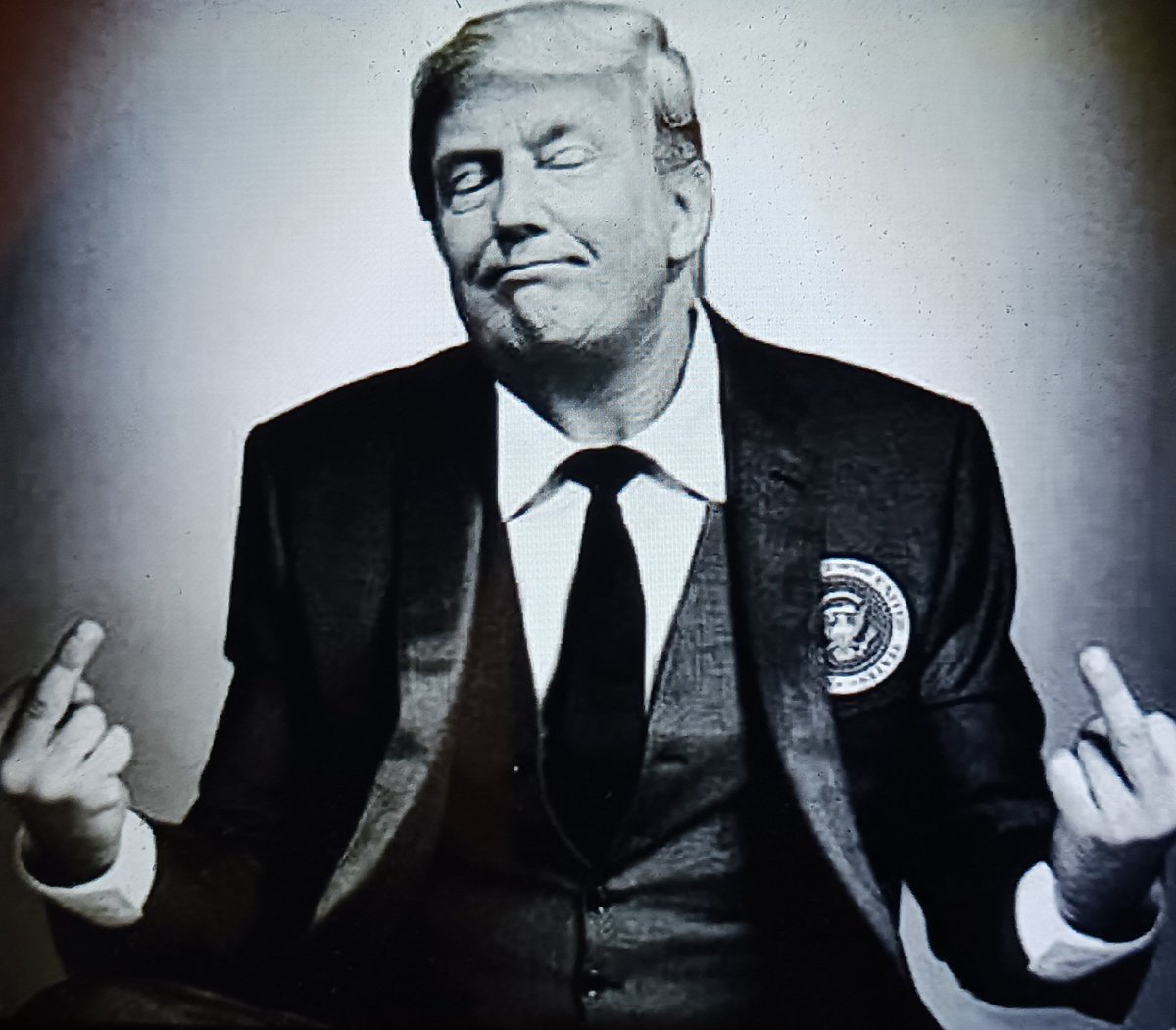 UNALTEREDNDN's tweet photo. @TheJFreakinC LMFAO!!!!   LOVE IT!!!!   FUCK ALL YOU DISGUSTING DEMOCRATS!!!!   PROMISES MADE.....PROMISES KEPT BITCH!!!!   NATIVES FOR TRUMP!!!!   DON'T LIKE IT????   GO FUCK YOURSELF!!!!! https://t.co/0YxA4BRPfS