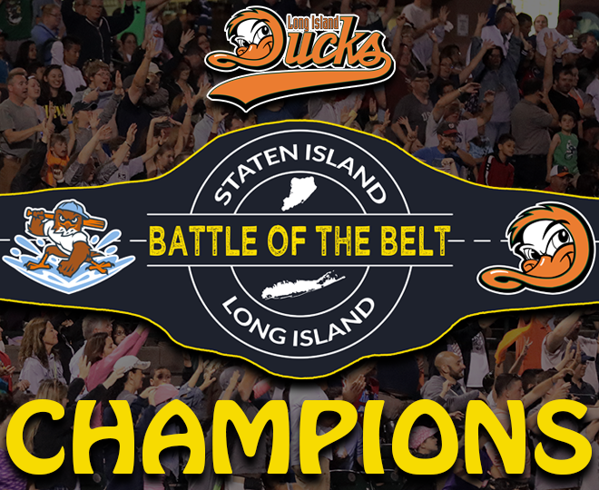 LIDucks's tweet photo. Back where it belongs! π
With tonight's 12-1 win over the FerryHawks, the Ducks have won the 2026 #BattleoftheBelt! https://t.co/gUFx1GUNvt