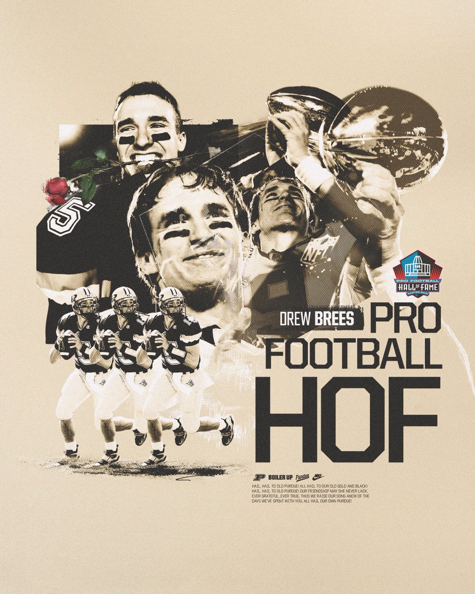 MarkKrockover's tweet photo. Congratulations to the GOAT @drewbrees #Congratulations #NFL #NFLHallofFame #HOF #QB1 #Canton #CantonBound #RoseBowl #SuperBowl #BoilerUp #WhoDat @BoilerFootball @Saints https://t.co/Cgr5vHpE5f