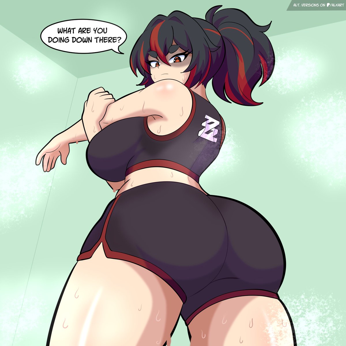 alx_draws's tweet photo. Zhu Yuan’s gym routine 💪
#zzz #fanart https://t.co/L5tmReMqLI
