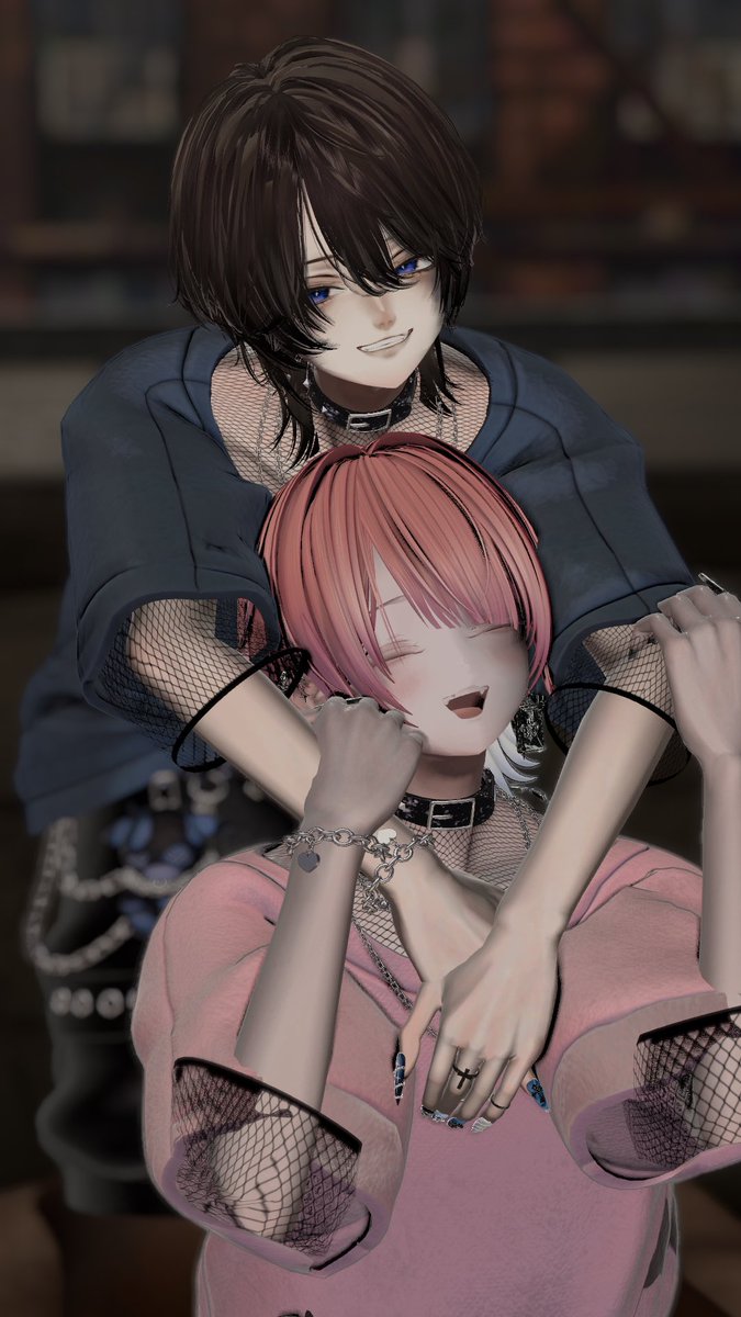 Roni_06222's tweet photo. 💙🩷！𝜗𝜚˚⋆
 #Alue3d 
 #VRChat️ https://t.co/FxDn4BaeSy