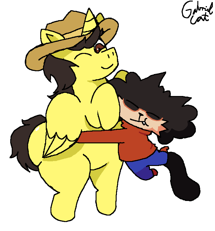 RodriguezRamayo's tweet photo. Here's a comission i did for @bigonionbean of our characters hugging, yea, i think it turned out good https://t.co/6drvG0GikU