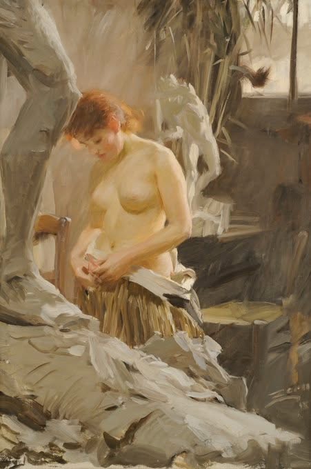 tomfishpaw's tweet photo. #AndersZorn

In the studio of Wikström, (1889) https://t.co/ekoQ10Napp