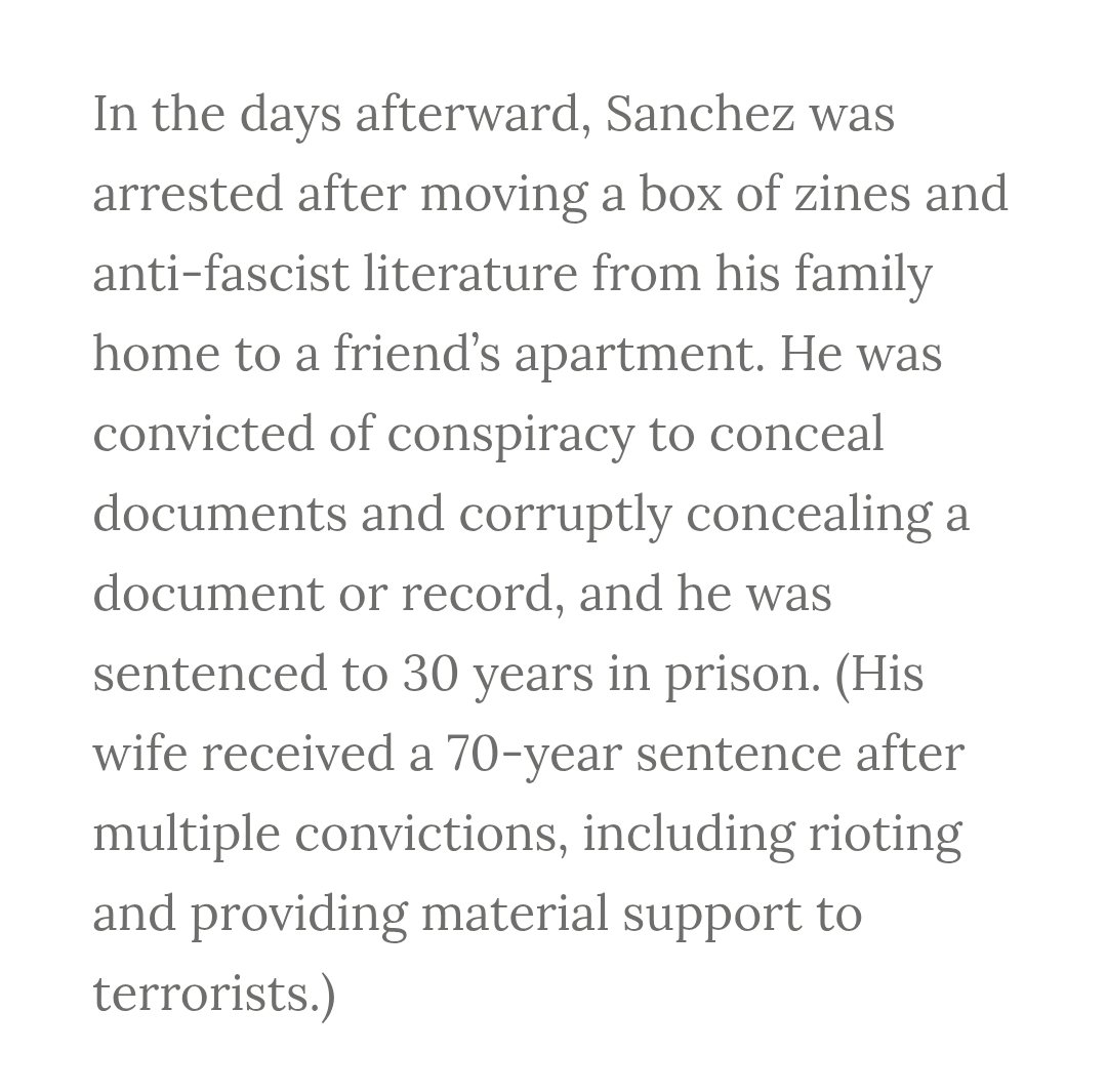 ADayIn1920's tweet photo. solidarity with anarchist political prisoner,  Des who is doing 30 fucking years for moving a box of zines. here's his current address to send letters of support &amp; solidarity!
definitely check out his support committees site too - https://t.co/Qsn3VddiNa https://t.co/EaAGbrk74X