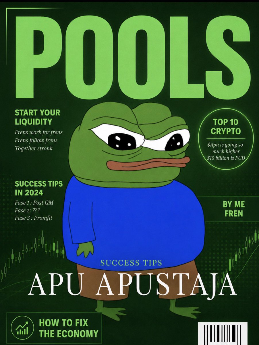 ApuOnPools's tweet photo. Frens work for frens 

TOGETHER STRONK https://t.co/MNMF5NrWUo